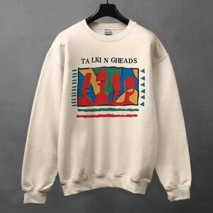 Vintage 90s Talking Heads Band Unisex Crewneck Sweatshirt, Talking Heads shirt
